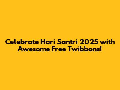 Celebrate Hari Santri 2025 with Awesome Free Twibbons!