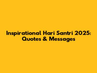 Inspirational Hari Santri 2025: Quotes & Messages