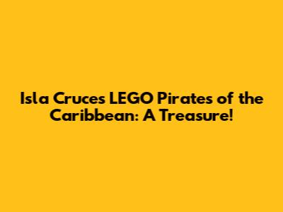 Isla Cruces LEGO Pirates of the Caribbean: A Treasure!