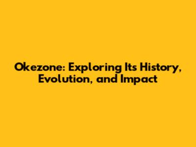 Okezone: Exploring Its History, Evolution, and Impact