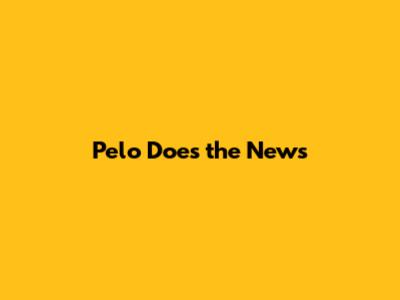 Pelo Does the News