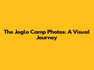 The Joglo Camp Photos: A Visual Journey