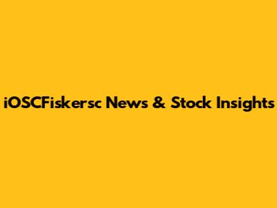 iOSCFiskersc News & Stock Insights