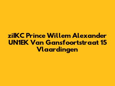 ziIKC Prince Willem Alexander UN1EK Van Gansfoortstraat 15 Vlaardingen